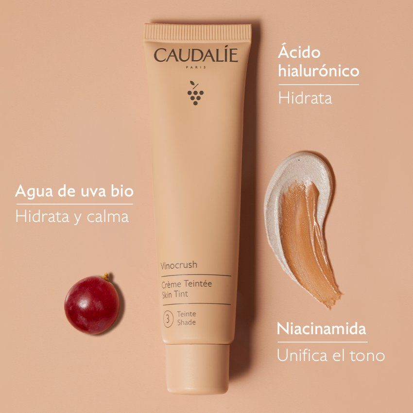 5 Vinocrush Crème Teintée 3 Ingredients Caudalie ES